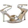 imageNine West Womens Devans Heeled SandalSilver Mirror Metallic 040