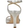 imageNine West Womens Devans Heeled SandalSilver Mirror Metallic 040