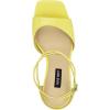 imageNine West Womens Devans Heeled SandalYellow Patent 700