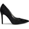imageNine West Womens Freshe PumpBlack Velvet 005