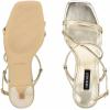 imageNine West Womens Haya Heeled SandalPlatino 710