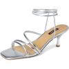 imageNine West Womens Hendy Heeled SandalSilver