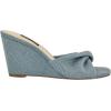 imageNine West Womens Nikhil Wedge SandalLight Blue Denim 450