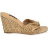 imageNine West Womens Nikhil Wedge SandalNatural Raffia