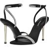 imageNine West Womens Reina Heeled SandalBlack Satin 001