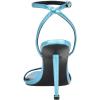 imageNine West Womens Reina Heeled SandalBlue Metallic 423
