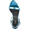 imageNine West Womens Reina Heeled SandalBlue Metallic 423