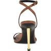 imageNine West Womens Reina Heeled SandalDark Pecan 230