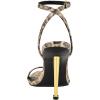 imageNine West Womens Reina Heeled SandalGold Shimmer Leopard 713