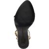 imageNine West Womens Reina Heeled SandalGold Shimmer Leopard 713
