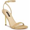 imageNine West Womens Reina Heeled SandalLight Natural 110