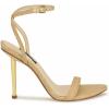 imageNine West Womens Reina Heeled SandalLight Natural 110