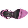imageNine West Womens Reina Heeled SandalMagenta Lizard 651