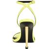 imageNine West Womens Reina Heeled SandalNeon Yellow 700