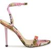 imageNine West Womens Reina Heeled SandalPink Floral 664
