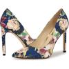 imageNine West Womens Tatiana PumpNavy Fall Floral Multi 400