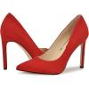 imageNine West Womens Tatiana PumpRed Suede 605