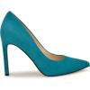imageNine West Womens Tatiana PumpTeal Suede 405