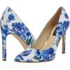 imageNine West Womens Tatiana PumpWhiteBlue Blooms Floral Multi 140