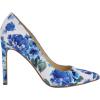 imageNine West Womens Tatiana PumpWhiteBlue Blooms Floral Multi 140