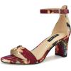 Dark Red Fall Floral Multi 600