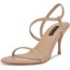 imageNine West Womens Carolyn Heeled SandalLight Natural 110