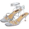 imageNine West Womens Hendy Heeled SandalSilver