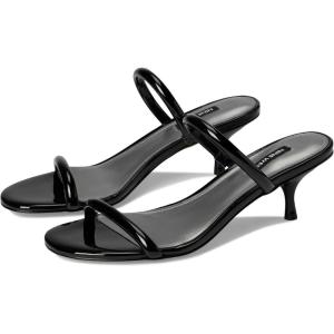 imageNine West Womens Berri Heeled SandalBlack Patent