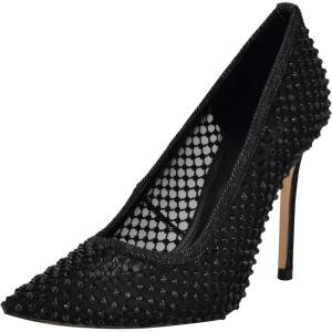 imageNine West Womens Freshe PumpBlack Denim 001