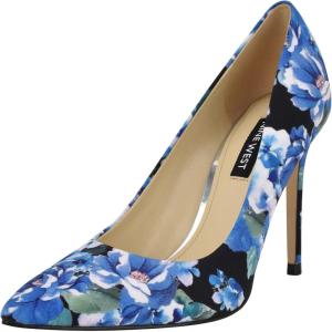 imageNine West Womens Freshe PumpBlue Bouquet Floral Multi 401