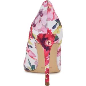imageNine West Womens Freshe PumpPink Tea Party Floral Multi 665