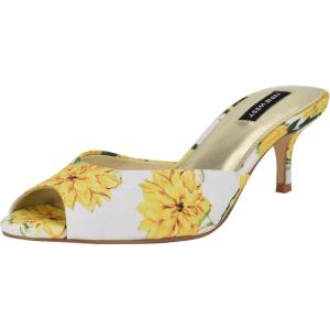 imageNine West Womens Luvlie Heeled SandalYellow Rose Floral Multi 701