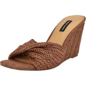 imageNine West Womens Nikhil Wedge SandalMedium Brown 210