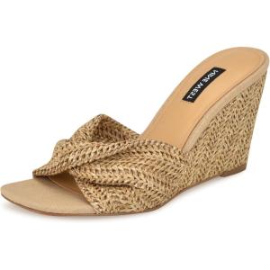 imageNine West Womens Nikhil Wedge SandalNatural 110