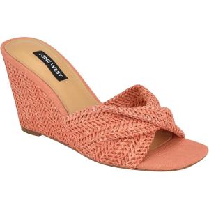 imageNine West Womens Nikhil Wedge SandalOrange 800