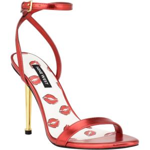 imageNine West Womens Reina Heeled SandalRed Multi 630