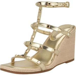 imageNine West Womens Sardis Wedge SandalGold 710