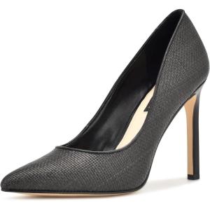 imageNine West Womens Tatiana PumpBlack Raffia 006