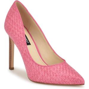 imageNine West Womens Tatiana PumpDark Pink Raffia 650