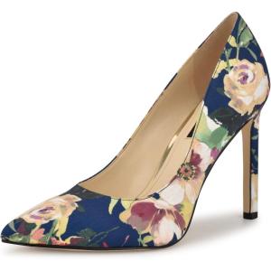 imageNine West Womens Tatiana PumpNavy Fall Floral Multi 400
