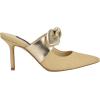 imageNine West Womens Demmure PumpLight NaturalGold 111