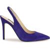 imageNine West Womens Feather PumpDark Blue Suede 401