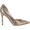 imageNine West Womens Folowe PumpGold Snake 714
