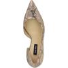 imageNine West Womens Folowe PumpGold Snake 714