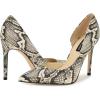 imageNine West Womens Folowe PumpLight Natural Snake Multi 051