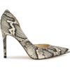 imageNine West Womens Folowe PumpLight Natural Snake Multi 051