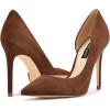 imageNine West Womens Folowe PumpMedium Brown Suede 210