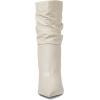imageNine West Womens Slouch Mid Calf BootCream Leather
