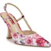 imageNine West Womens Vassa PumpPink Tea Party Floral Multi 660