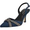imageNine West Womens Deby PumpDark Blue Denim 400